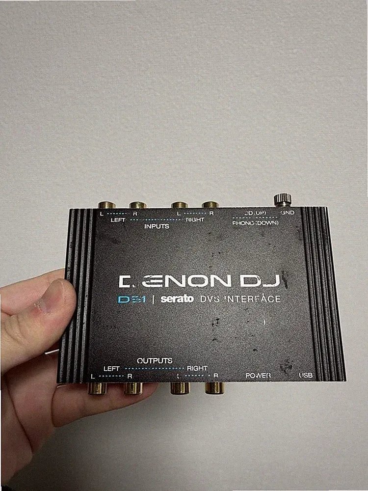 Denon DJ DS1 Serato DVS Interface 2-Channel Phono USB DJ Turntable Audio