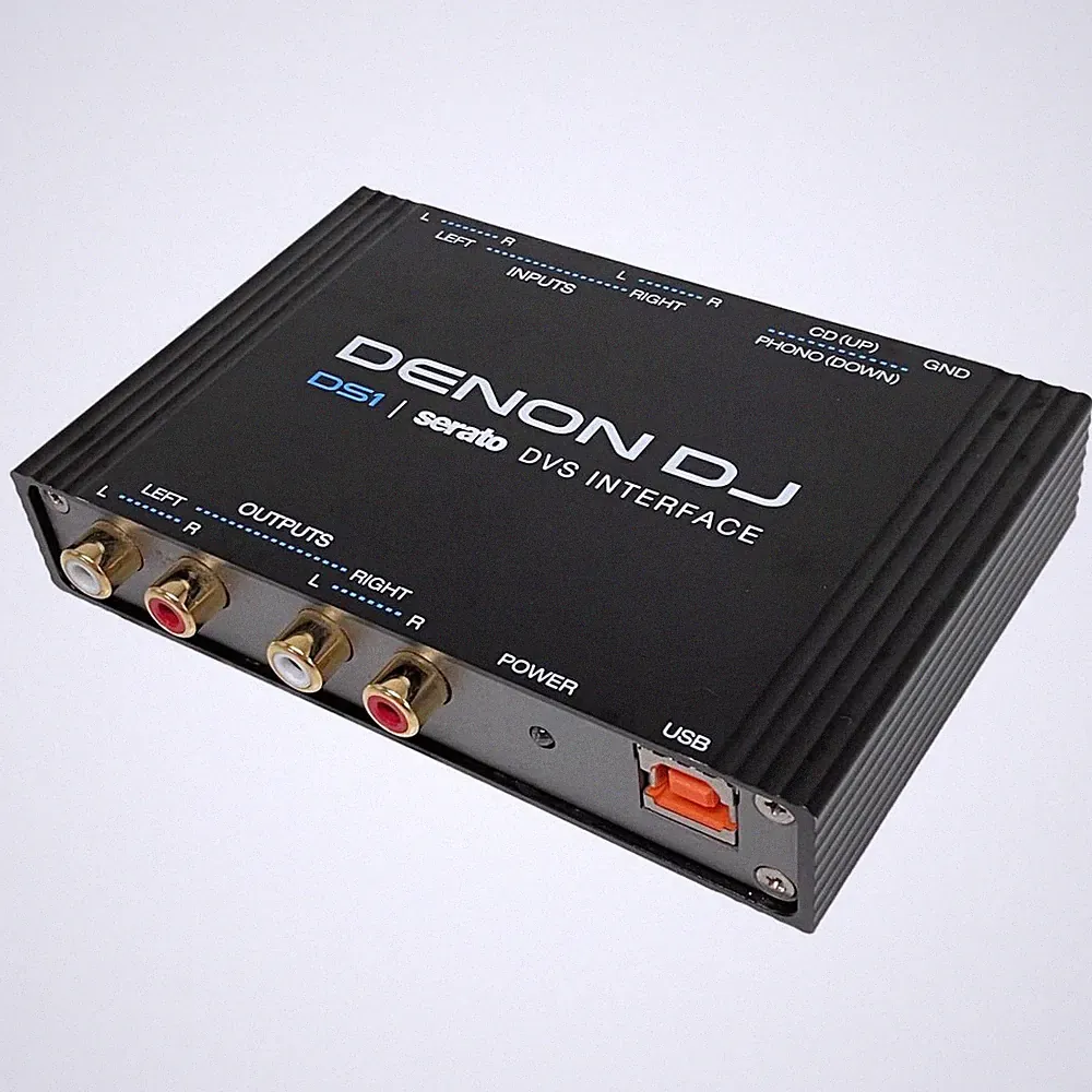 Denon DJ DS1 Serato DVS Interface USB Audio Interface for Turntables CDJ Tested