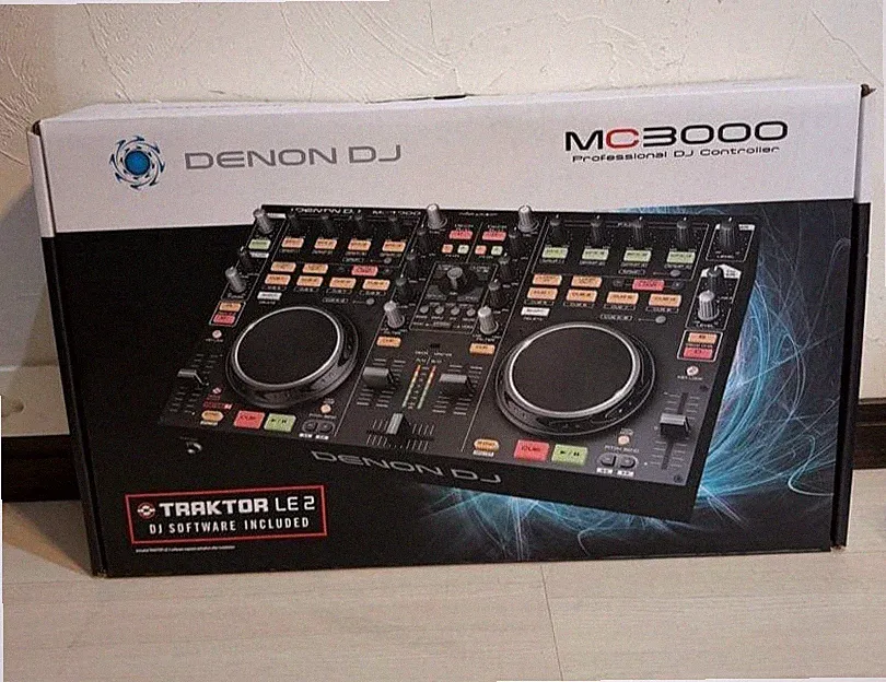 Denon DJ MC3000 2-Channel Controller MIDI USB Interface Serato Traktor