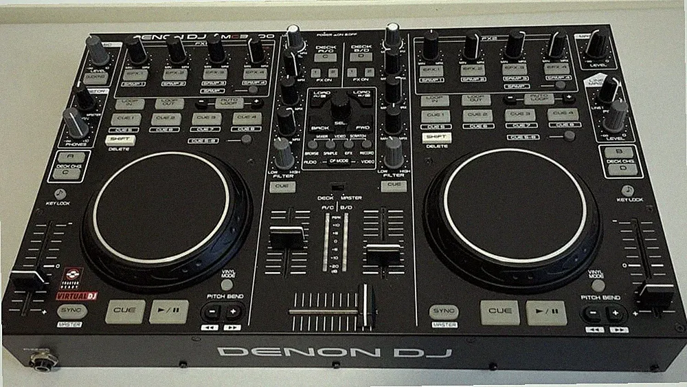 Denon DJ MC3000 2-Channel USB MIDI Controller Serato Traktor PCDJ Tested JAPAN