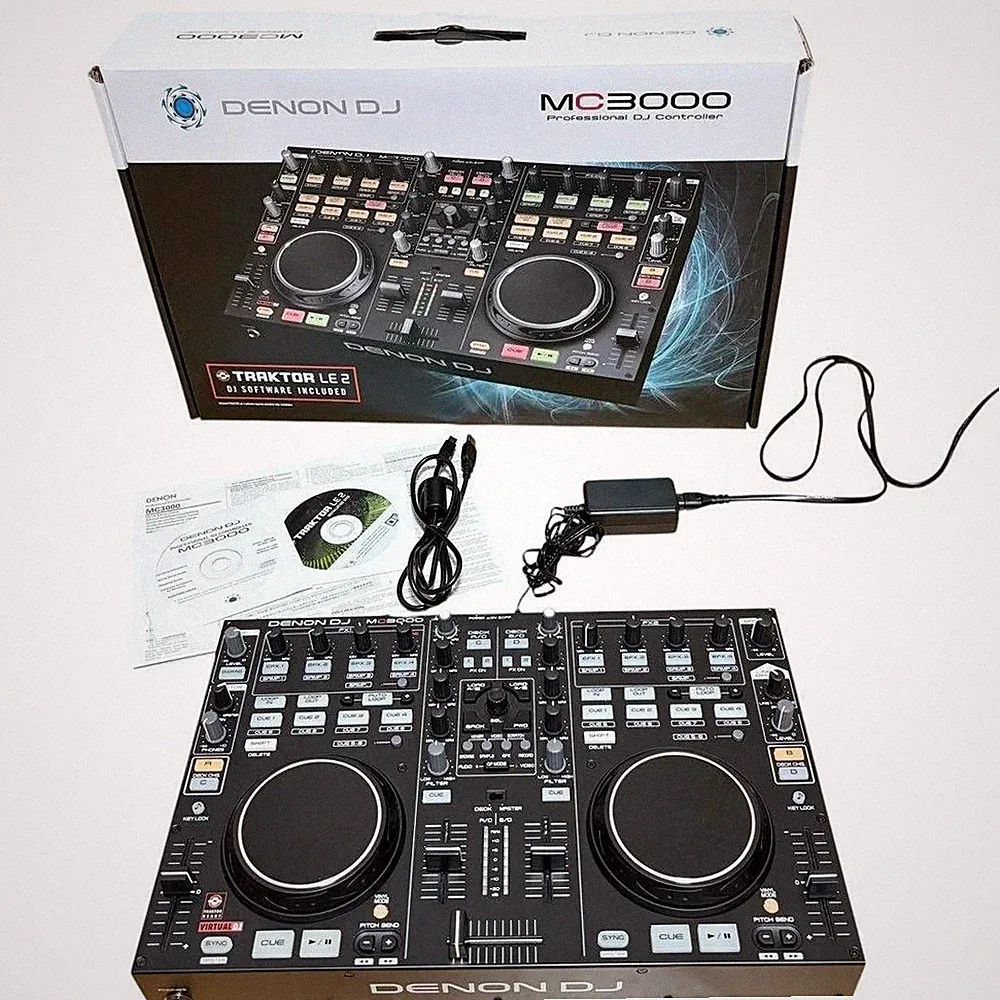 Denon DJ MC3000 PCDJ Controller 2-channel TRAKTOR LE2 USB MIDI Japan