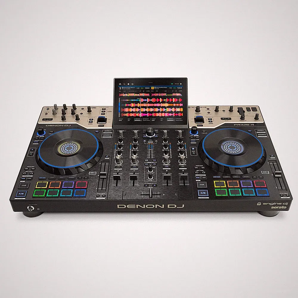 Denon DJ PRIME 4 G2 4-Channel DJ System with FX, Lighting Output, and Stems