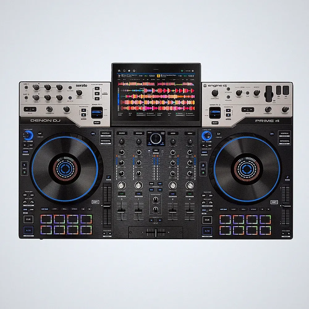 Denon DJ PRIME 4 G2 4-Channel Standalone DJ Controller System w Built-in FX