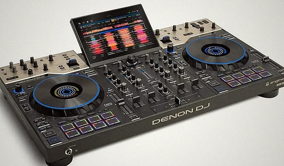 Denon DJ PRIME 4 G2 4-Channel Standalone DJ Controller With Stems 8" Jog Wheels