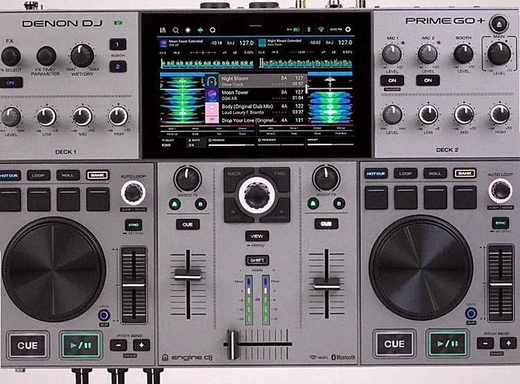 Denon DJ Prime GO+ Portable 2-deck Standalone DJ System