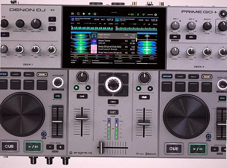 Denon DJ Prime GO+ Portable 2-deck Standalone DJ System