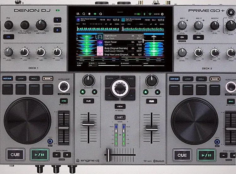 Denon DJ Prime GO+ Portable 2-deck Standalone DJ System