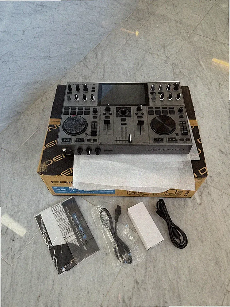 Denon DJ PRIME GO+ Portable Battery Powered Standalone 2 Deck DJ Controller