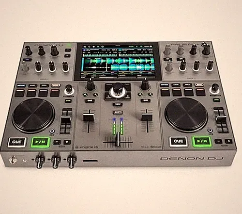 Denon DJ PRIME GO+ Portable DJ Controller and Mixer with Stem Separation 2 Deck