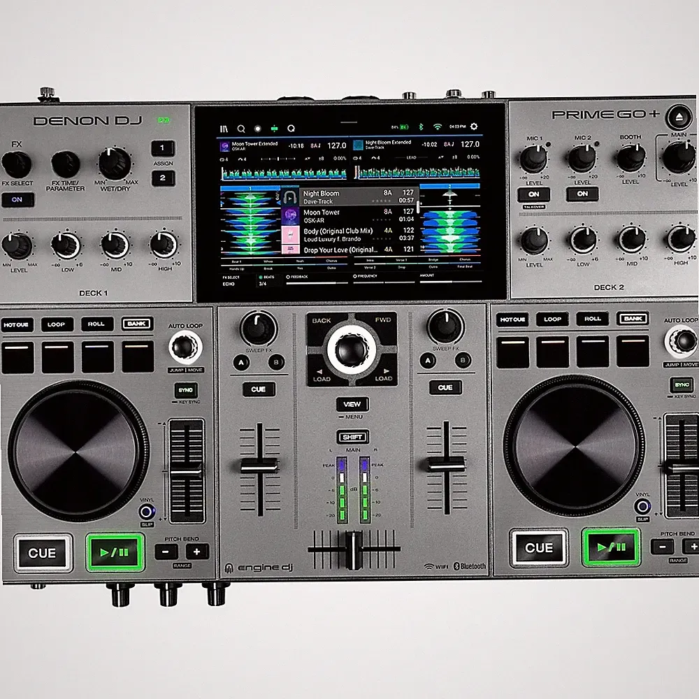 Denon DJ PRIME GO+ Professional 2Channel Standalone DJ System wBT Refurbished
