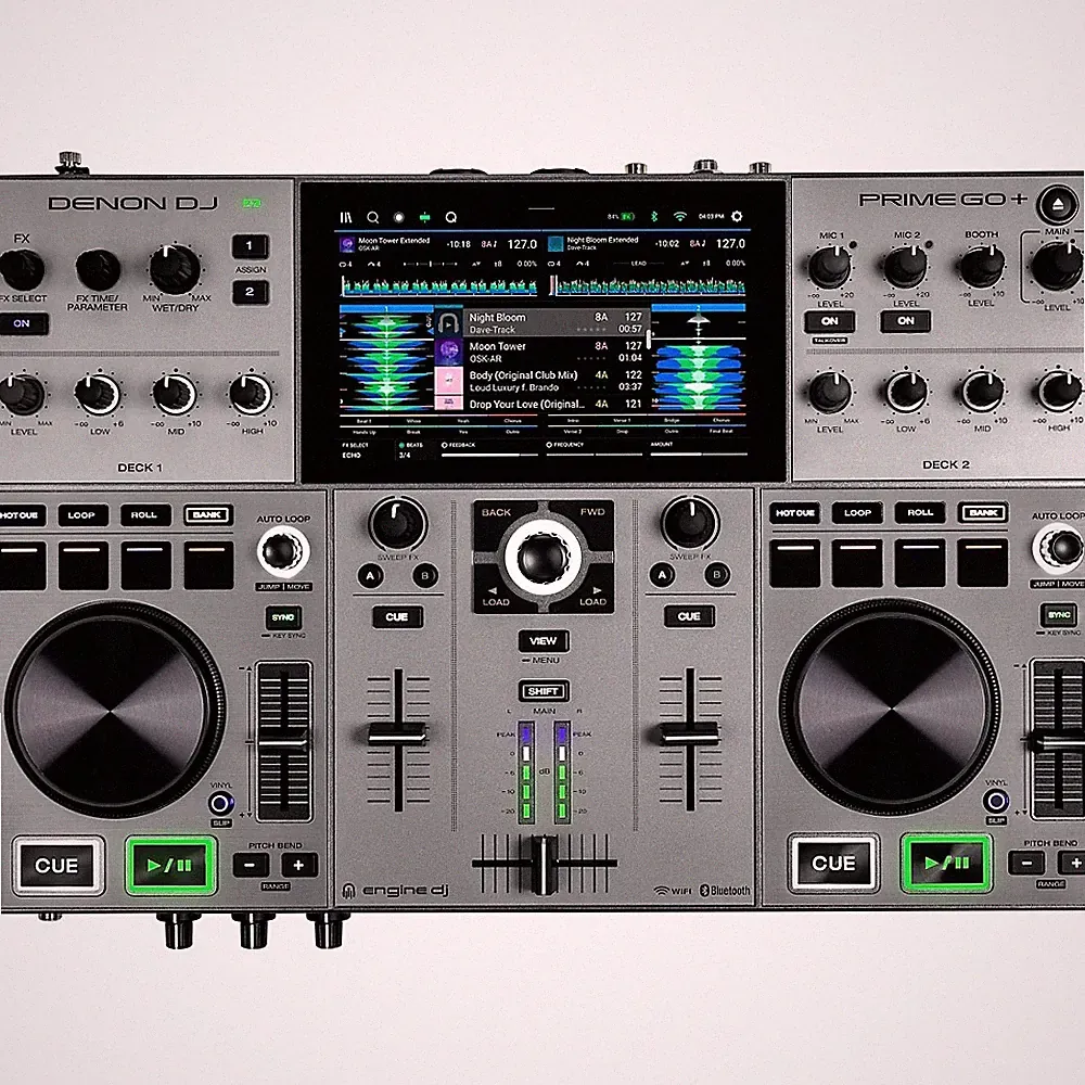 Denon DJ PRIME GO+ Professional 2Channel Standalone DJ System with Bluetooth