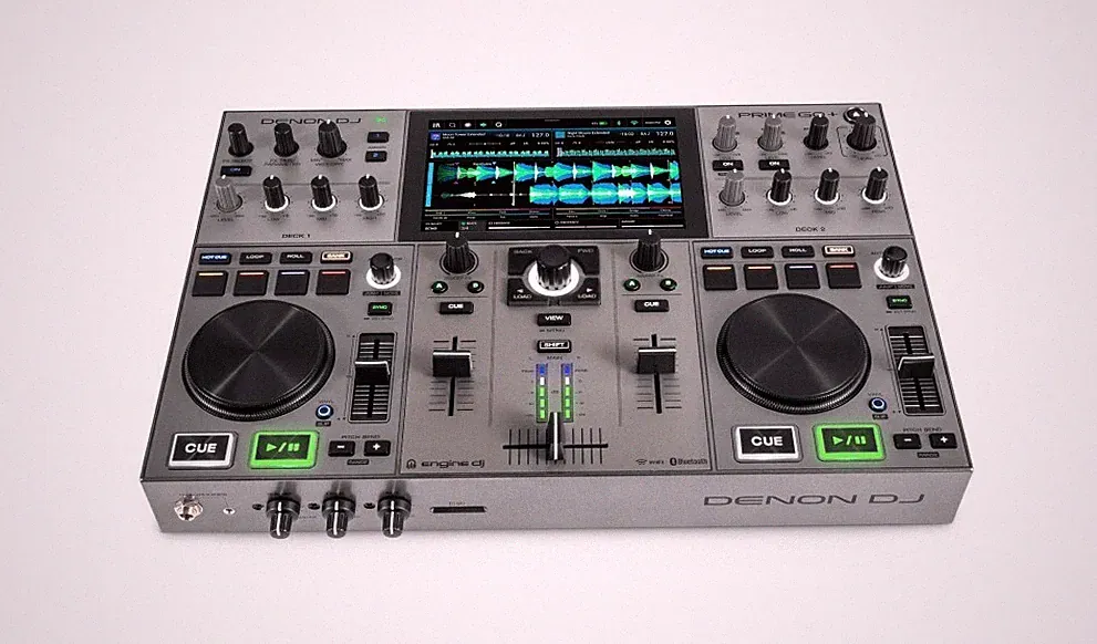 Denon DJ PRIMEGO+ Portable, Battery-Powered DJ Controller