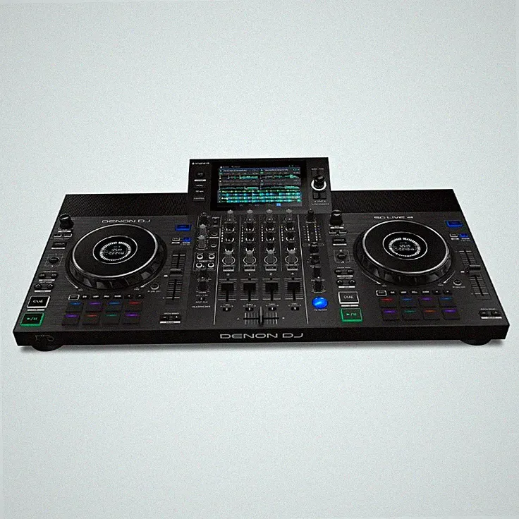 Denon DJ SC LIVE 2 2-Deck 2-Channel Controller Built-In Mixer USB XLR/RCA