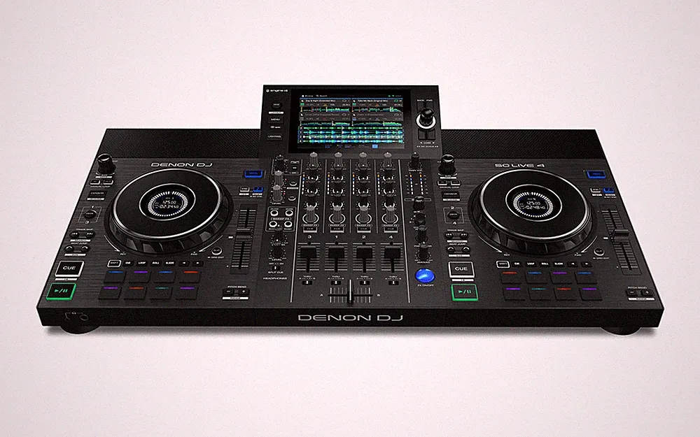 Denon DJ SC Live 4-Standalone Controller, 4-Channel Mixer
