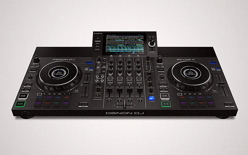 Denon DJ SC Live 4-Standalone Controller, 4-Channel Mixer