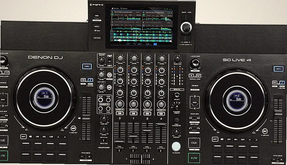 Denon DJ SC Live 4 Standalone DJ Controller - Black (2-pack)