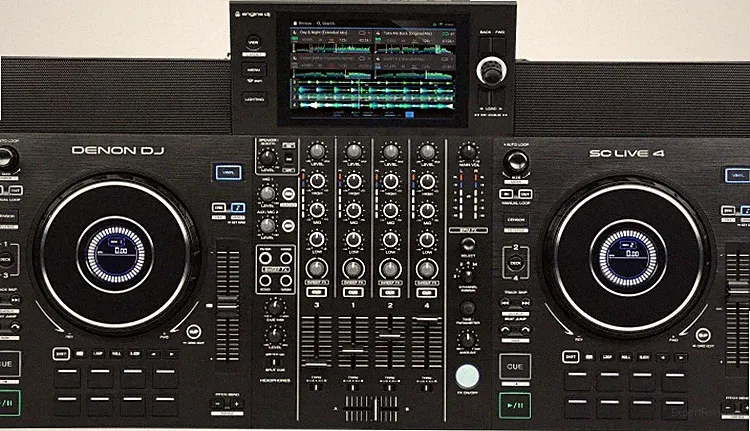 Denon DJ SC Live 4 Standalone DJ Controller - Black