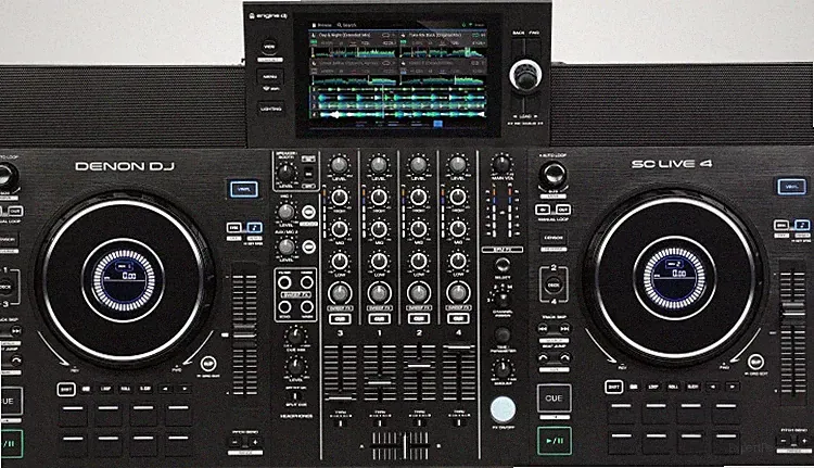 Denon DJ SC Live 4 Standalone DJ Controller - Black