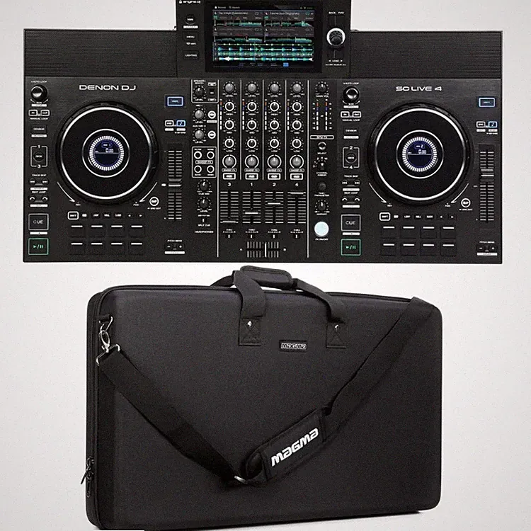 Denon DJ SC Live 4 Standalone DJ Controller with Soft Case - Black