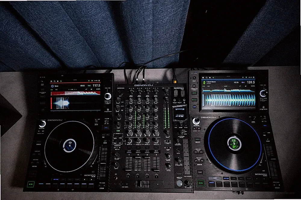 Denon DJ Setup: (2) SC6000 Prime Players + X1850 Mixer