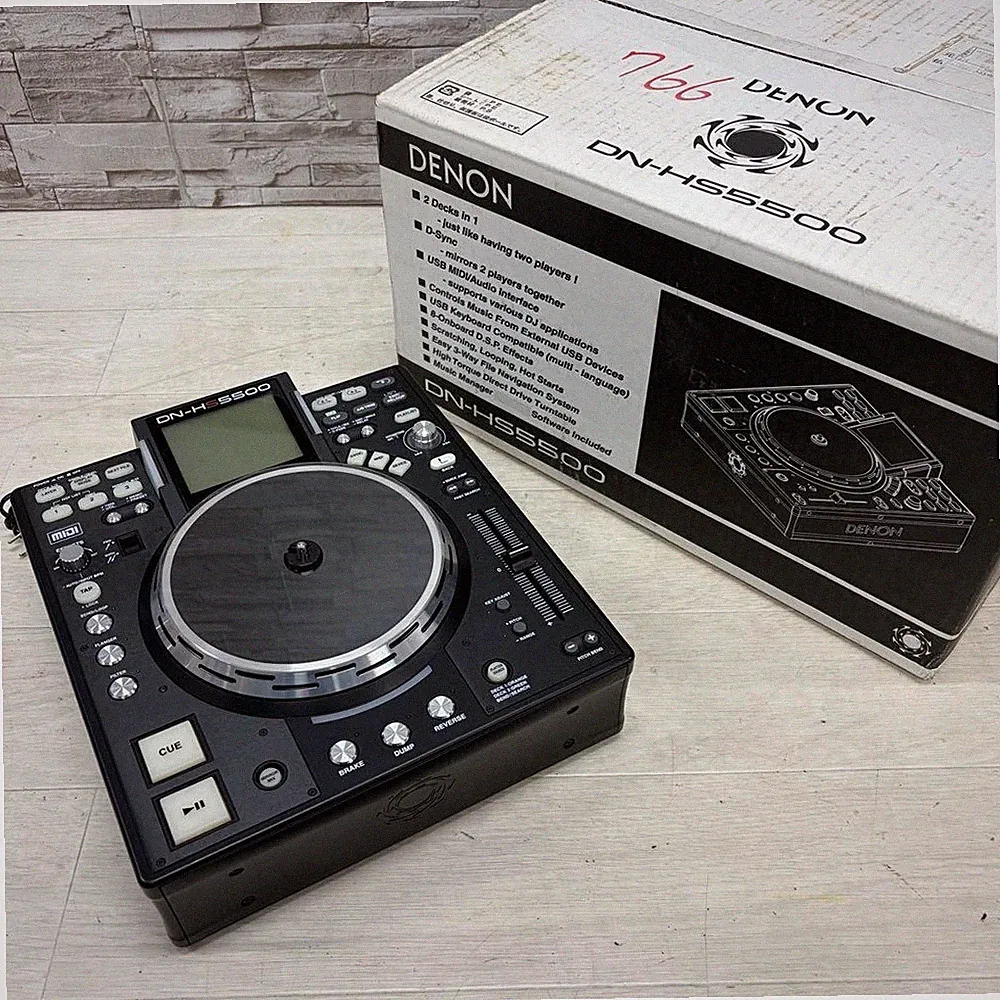 DENON DN-HS5500 DJ Single CD Player DJ Turntable CD-R/RW AC100V 50/60Hz