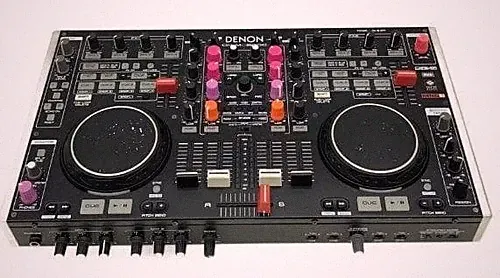 DENON DN-MC6000 DJ Controller 4ch Mixer Mic Inputs Tested Preowned Japan