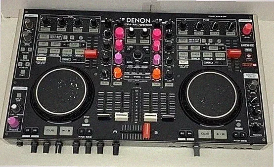 Denon DN-MC6000 DJ Controller Mixer USB MIDI Audio Interface Tested Working