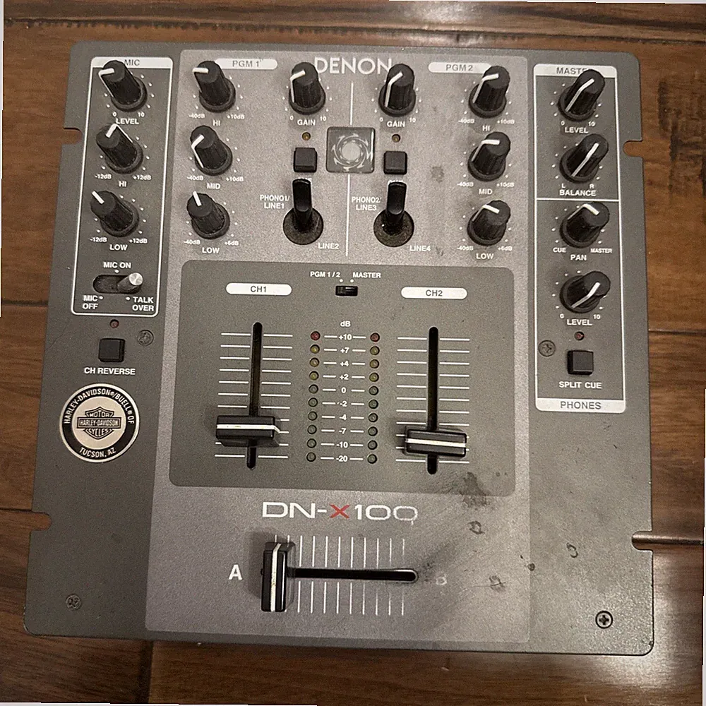 Denon DN-X100 2-Channel DJ Mixer – Pro Audio