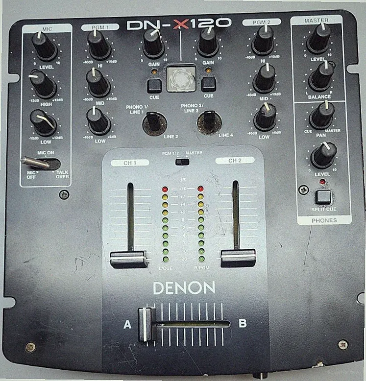 Denon DN-X120 DJ Mixer 2-Channel - UNIT only