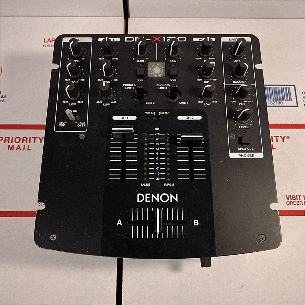 Denon DN-X120 DJ Mixer 2-Channel - UNIT only - SAME DAY SHIP - WARRANTY
