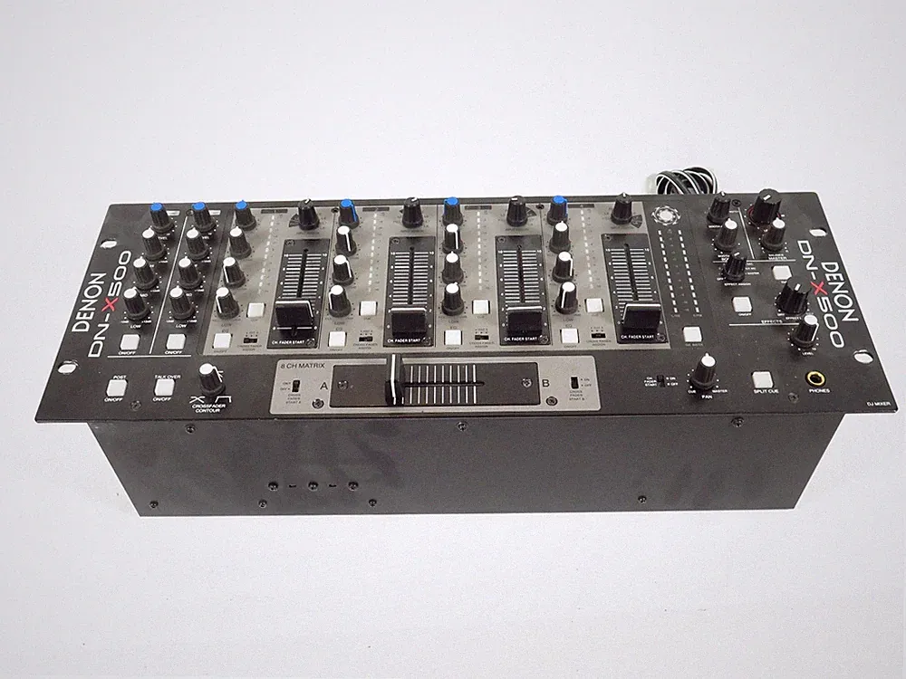 Denon DN-X500 Professional Analogue DJ Mixer, Partially Tested / Working