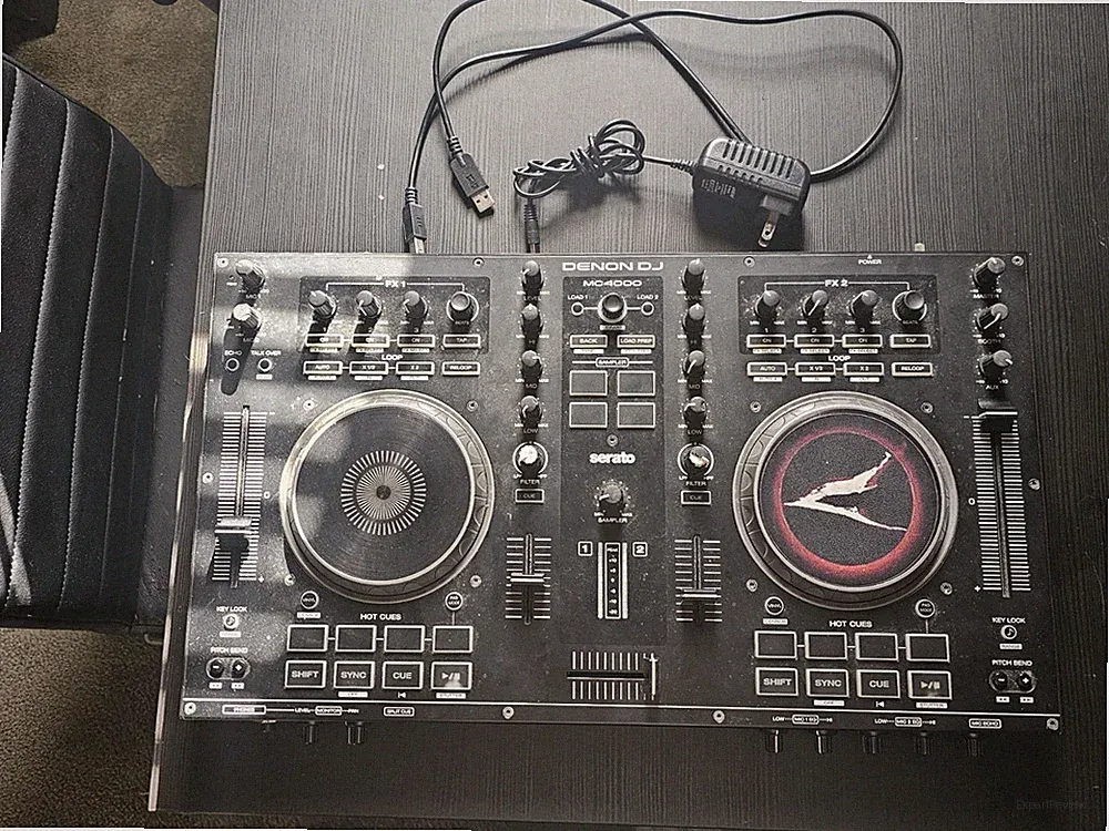 Denon MC 4000 DJ Controller For Parts Or Repair Ignition Board Needs Replaced