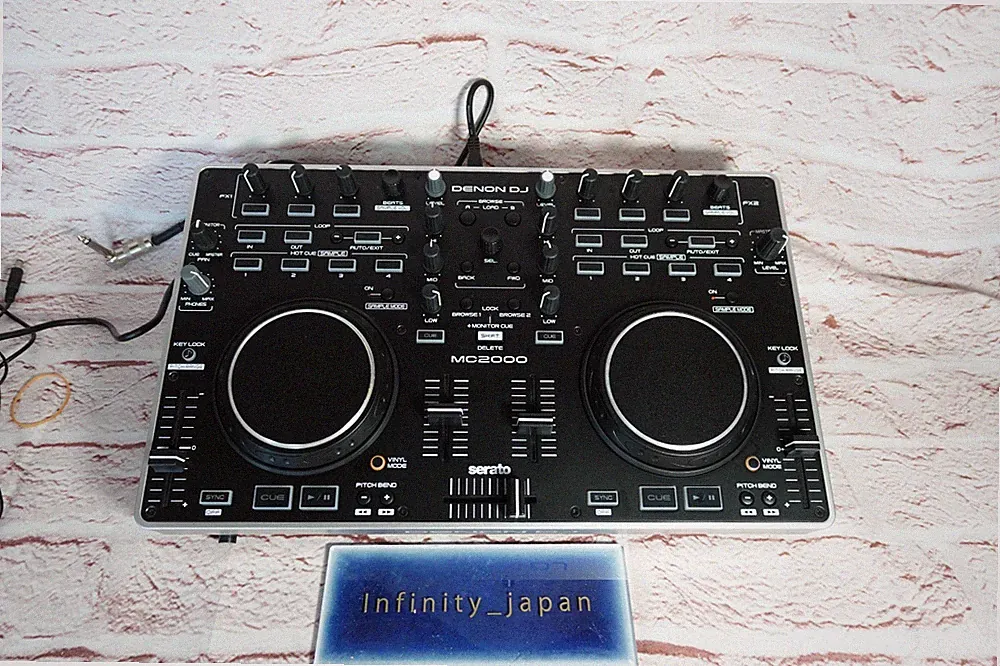 Denon MC2000 DJ Serato USB DJ Controller Dual Deck fast ship from JP unit only