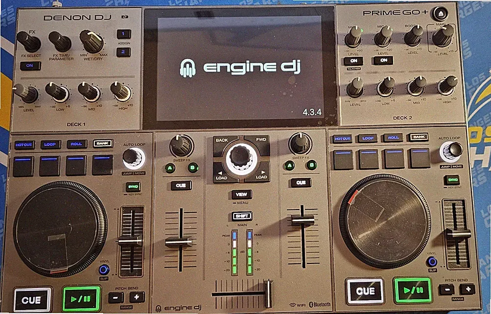 Denon PRIME GO+ Portable Battery Powered Standalone DJ Controller
