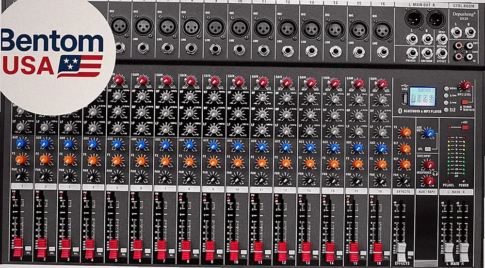 Depensheng DX16 DJ Sound Controller Interface W/Usb Drive for Computer Recording