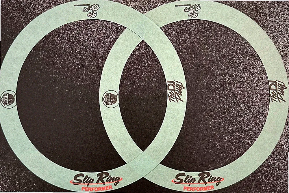 DHC SLIP RINGS 7" for the Rane Performer controller scratch Dj Slipmats turntab