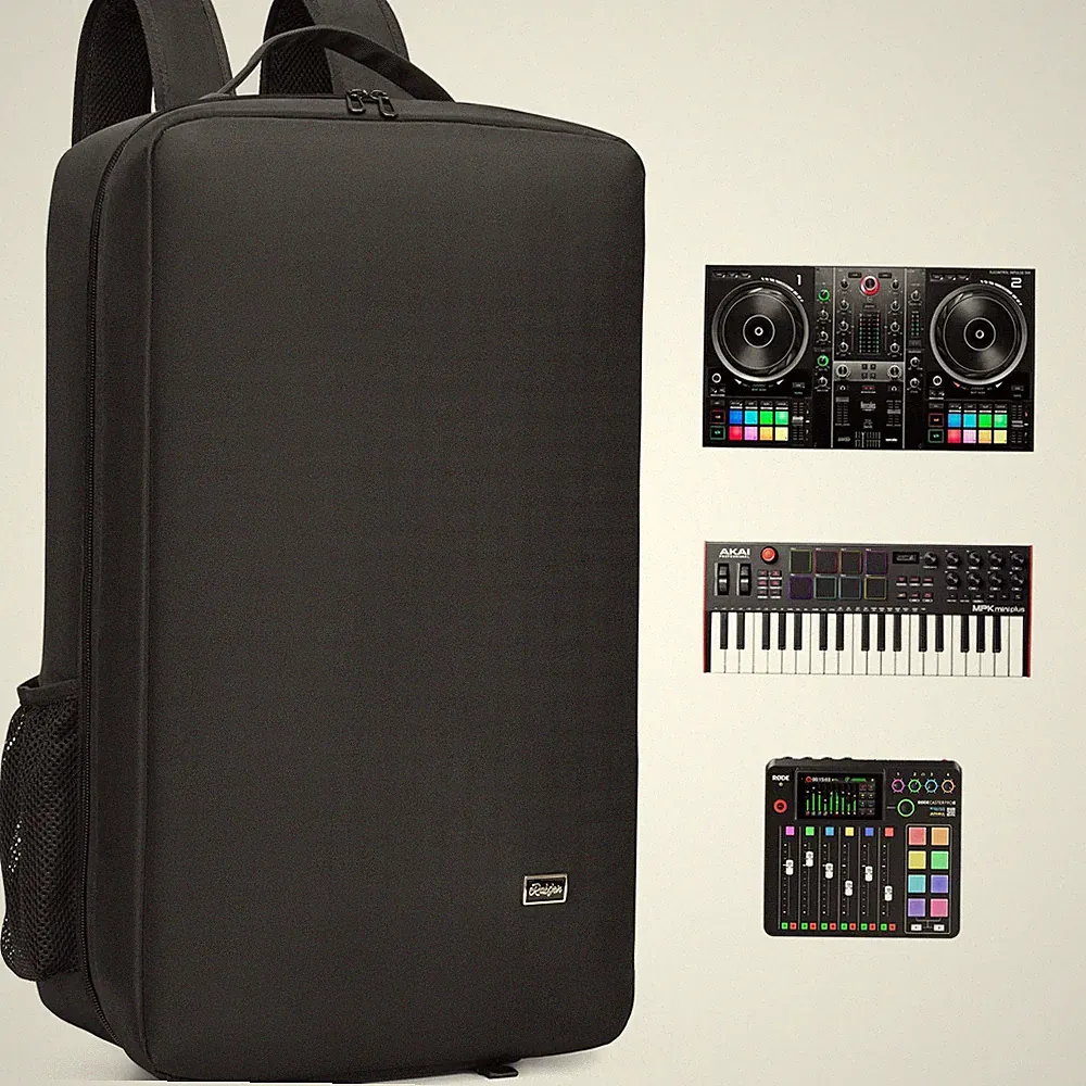 DJ Backpack for Club Gigs, DJ Controller Backpack Compatible with Pioneer DJ...
