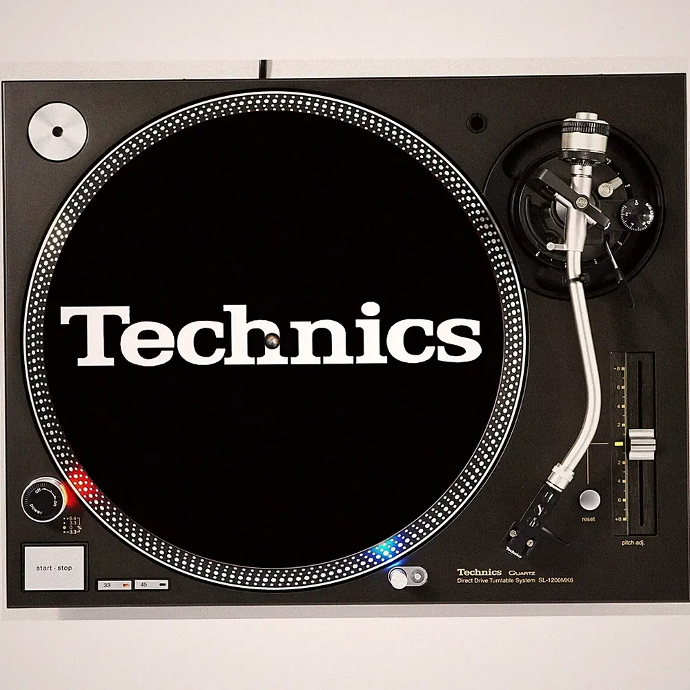 DJ Classic Technics Slipmat Turntable Slip Mat 12" Scratch Pad Audiophile x1