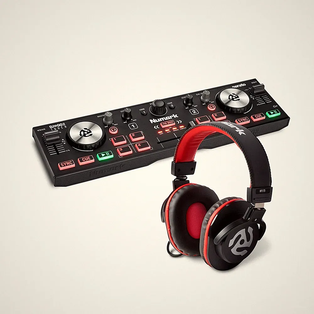 DJ Controller Bundle - USB DJ Controller with 2 Decks, Audio Interface, Touch...