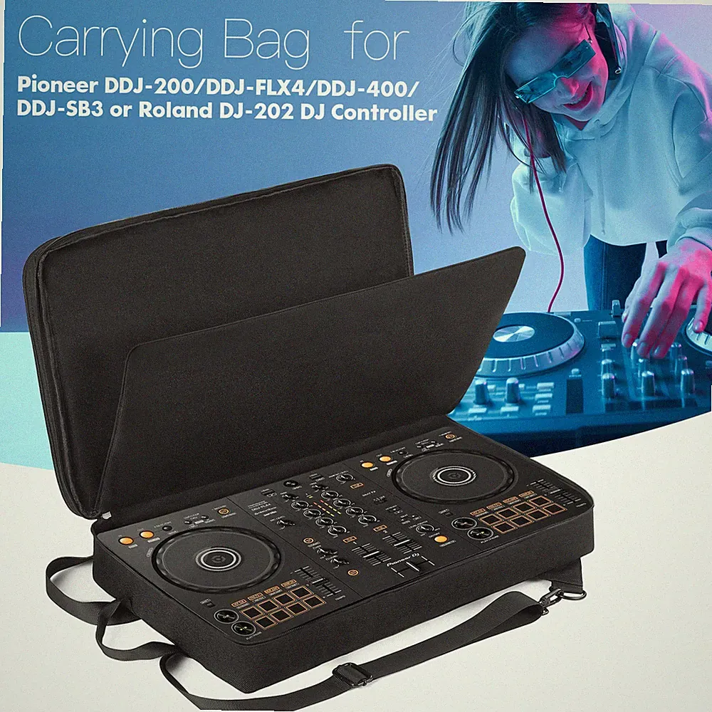 DJ Controller Carrying Bag For Pioneer DDJ-400 DDJ-FLX4/Roland DJ-202 Case bag