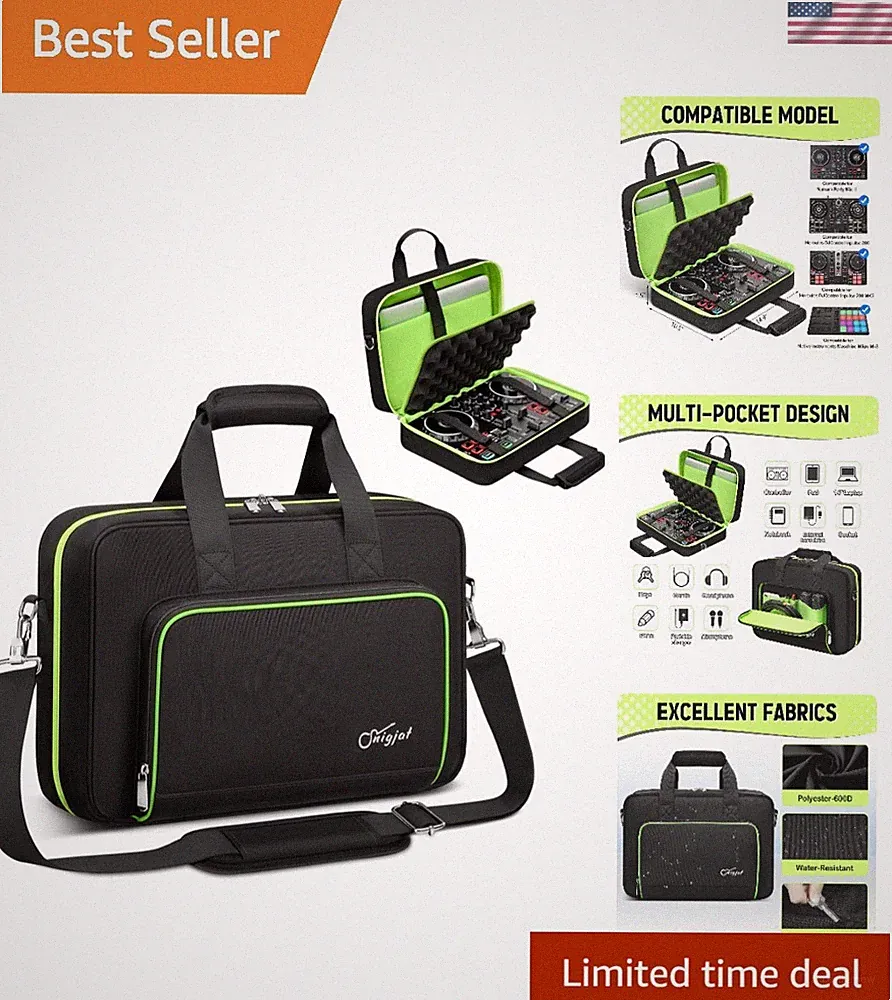 DJ Controller Case for Hercules Inpulse 200/Numark Party Mix II | Padded DJ B...