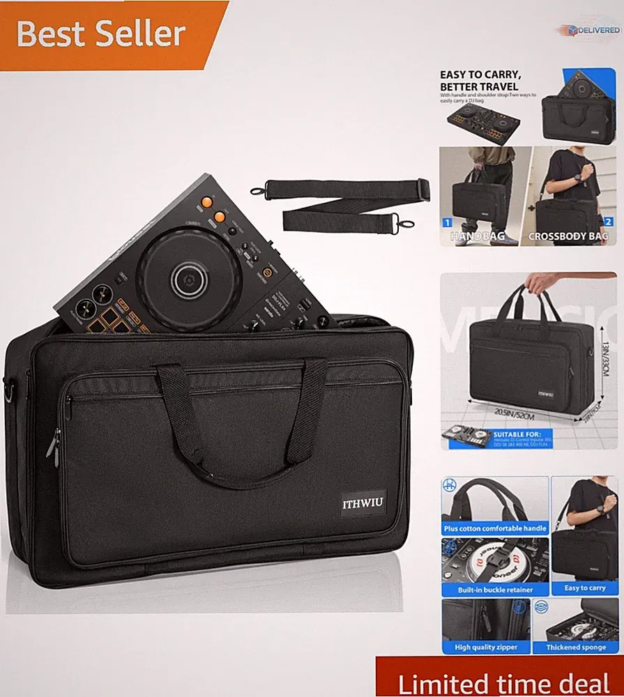 DJ Controller Case Nylon Padded Travel Bag for Hercules DDJ SB SB3 400 RB