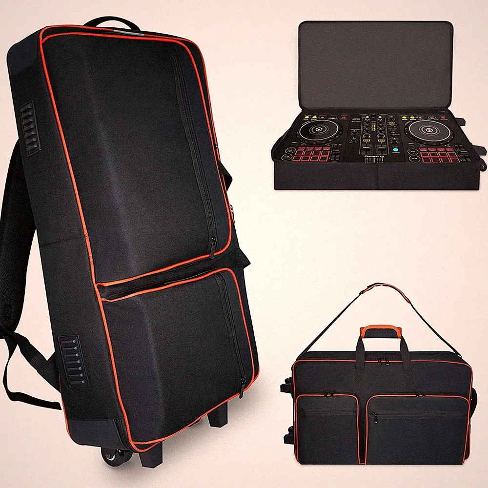 DJ Controller Case with Wheels for DDJ FLX10 / 1000 / XDJ-RR / RX / FLX4 / GR...