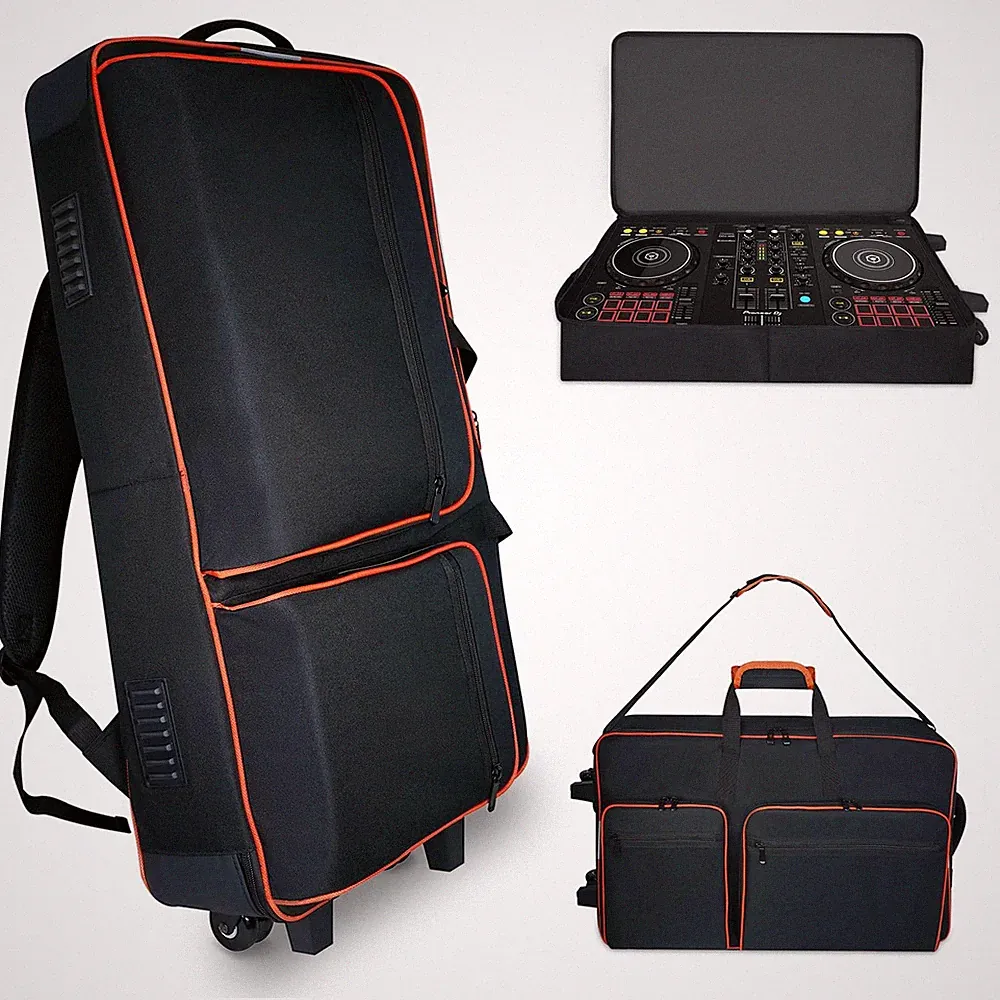 DJ Controller Case with Wheels for DDJ XDJ-RR/RX/FLX10/1000/FLX4/GRV6/REV1/RE...