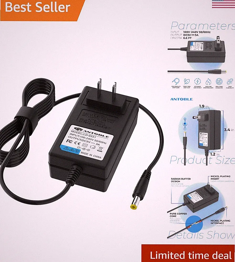 DJ Controller Power Supply for Pioneer Pro DDJ-SX3 DDJ-SX2 DJJ-SX1 Charger, 5...