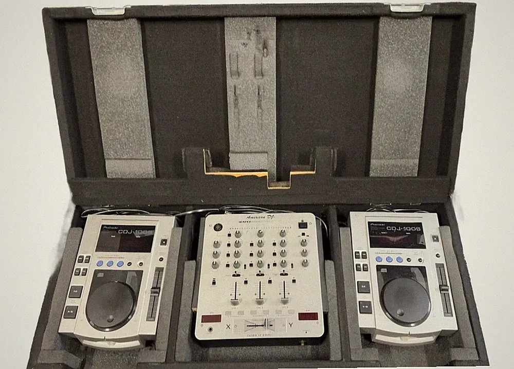 DJ Equipment In Road Case