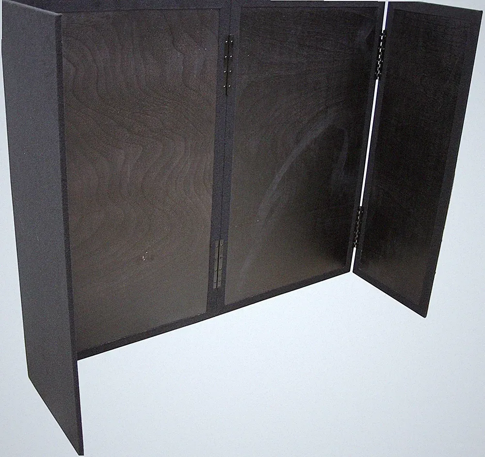DJ Facade Equipment Heavy Duty 5/8" Wood Portable Folding Booth Carpet