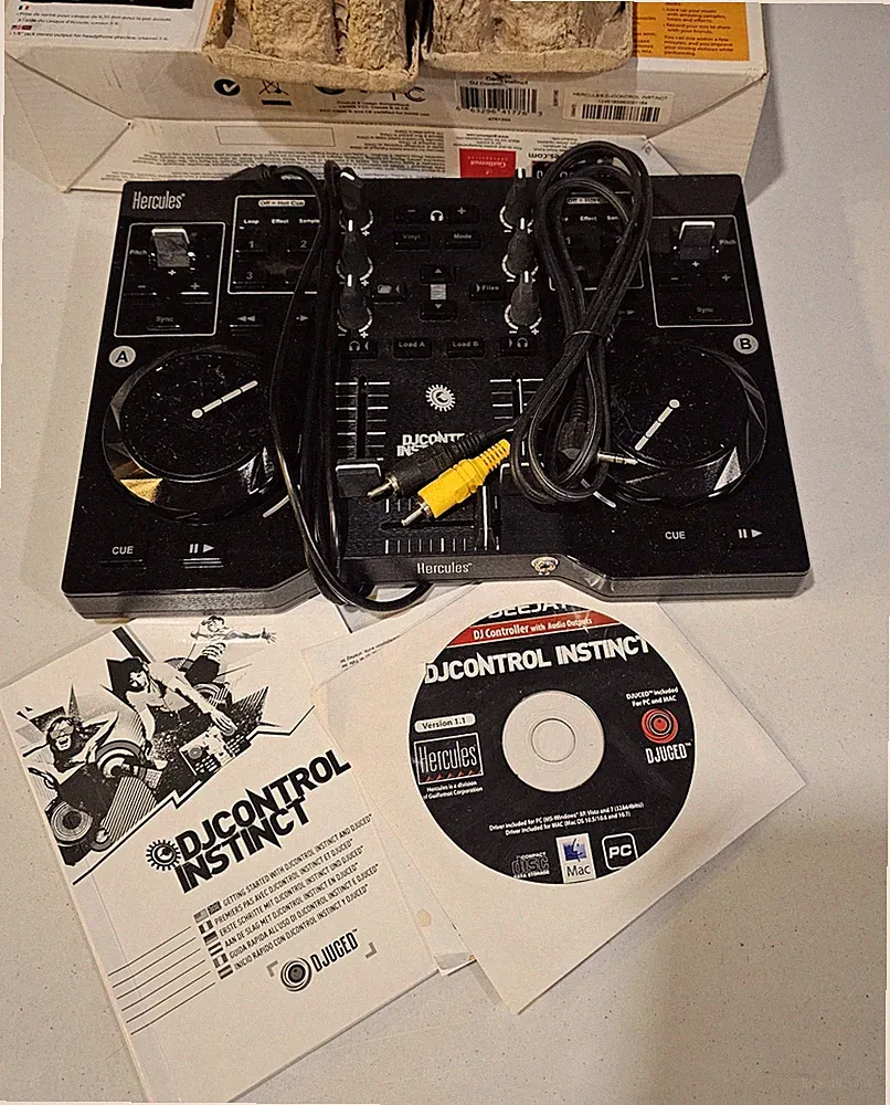 DJ Hercules Deejay Control Instinct Controller Official Decks Mixer Authentic UK