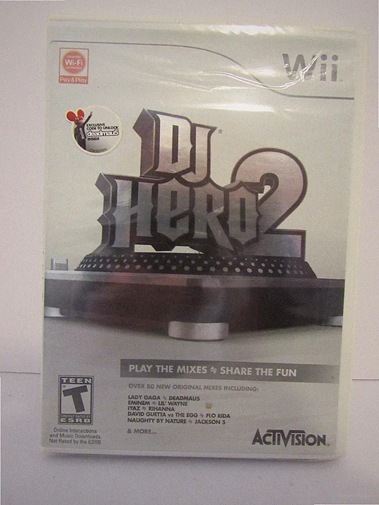 DJ Hero 2 - Nintendo Wii (2010) Brand New Sealed Activision T ESRB Wi-Fi