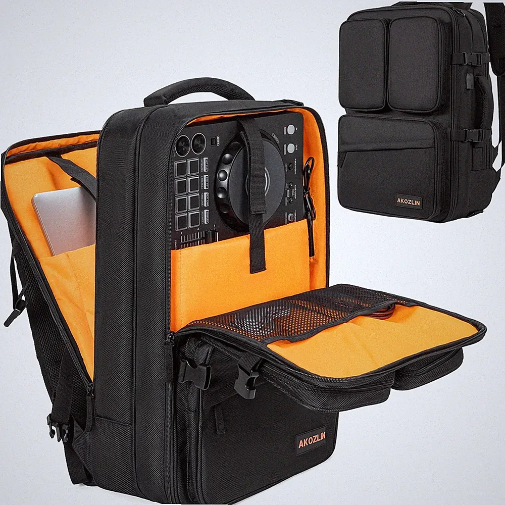 DJ Mixer Travel Backpack For DDJ Controller FLX4 DJ Lite SB DJ 400 With Multi...